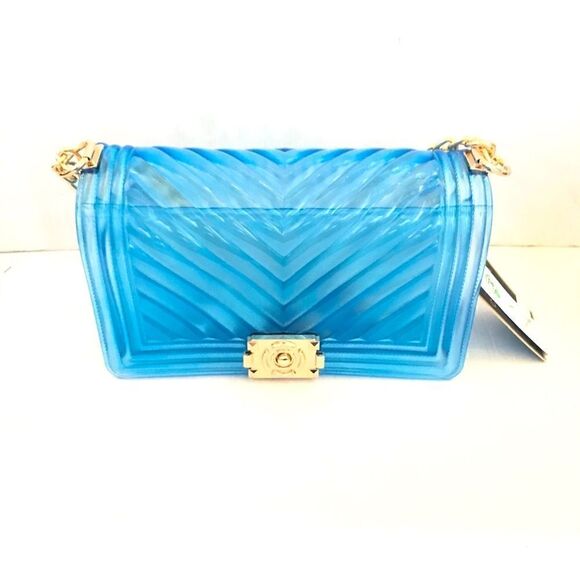 Adjustable Chainlink PVC Purse   - Picture 1 of 4
